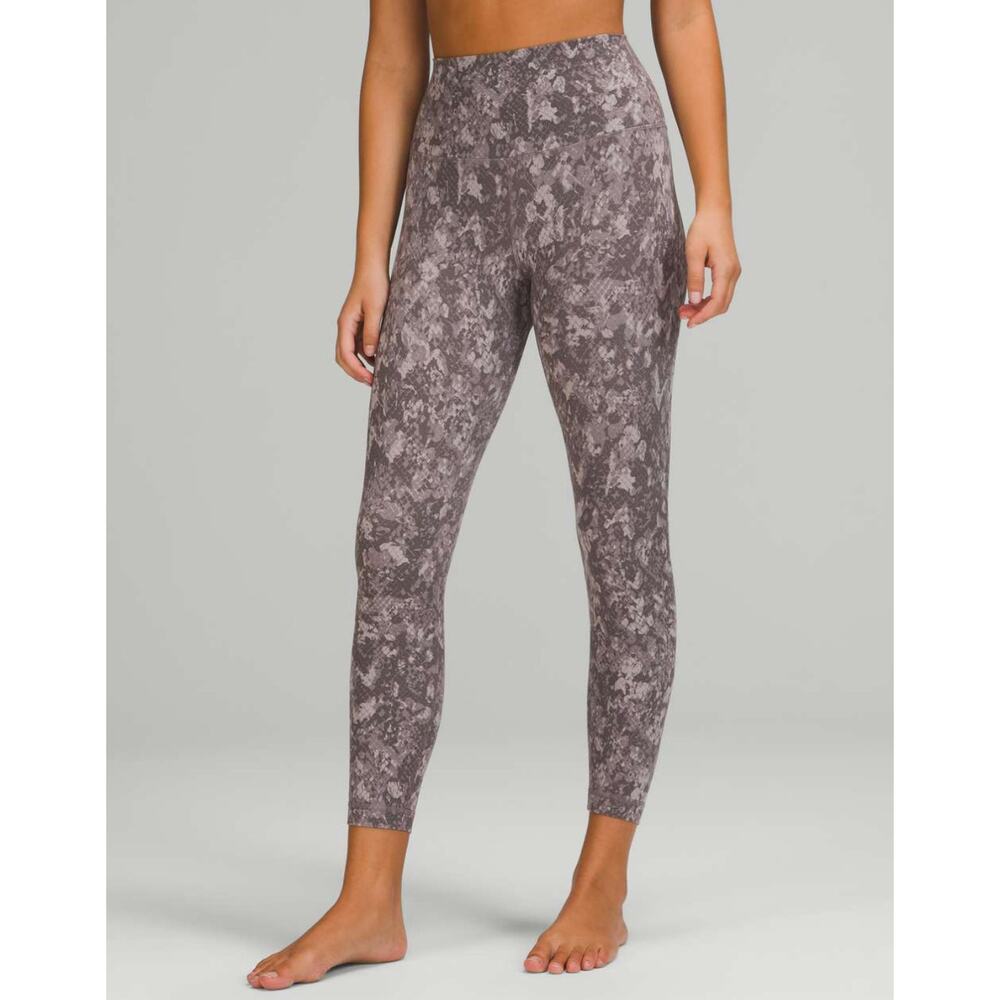 Lululemon Align High-Rise Pant 25" Hideaway Camo Lunar Rock Multi Size 20